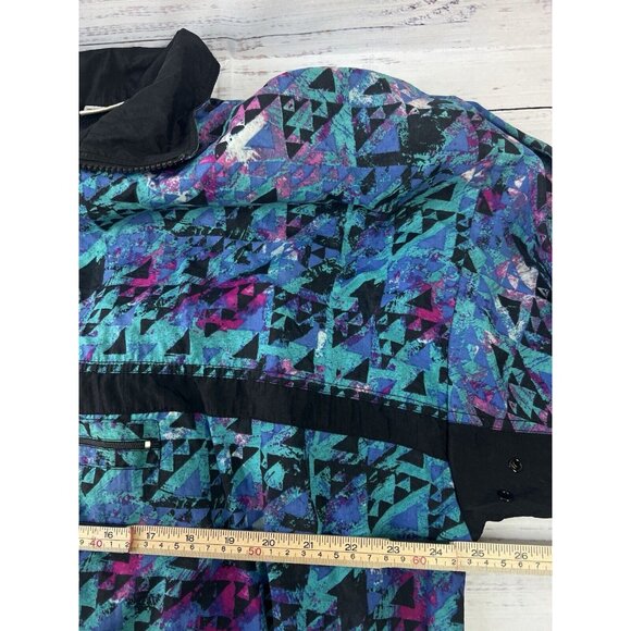 Vintage 90's Reebok Jogging Windbreaker (Light Jacket, Basketball, Gym Wear) - Picture 9 of 13